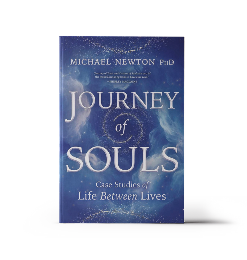 A cover of Michael Newton's book entitled Journey of Souls.